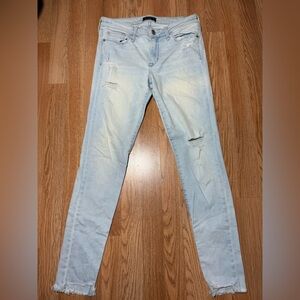 Light Blue skinny Distressed Jeans